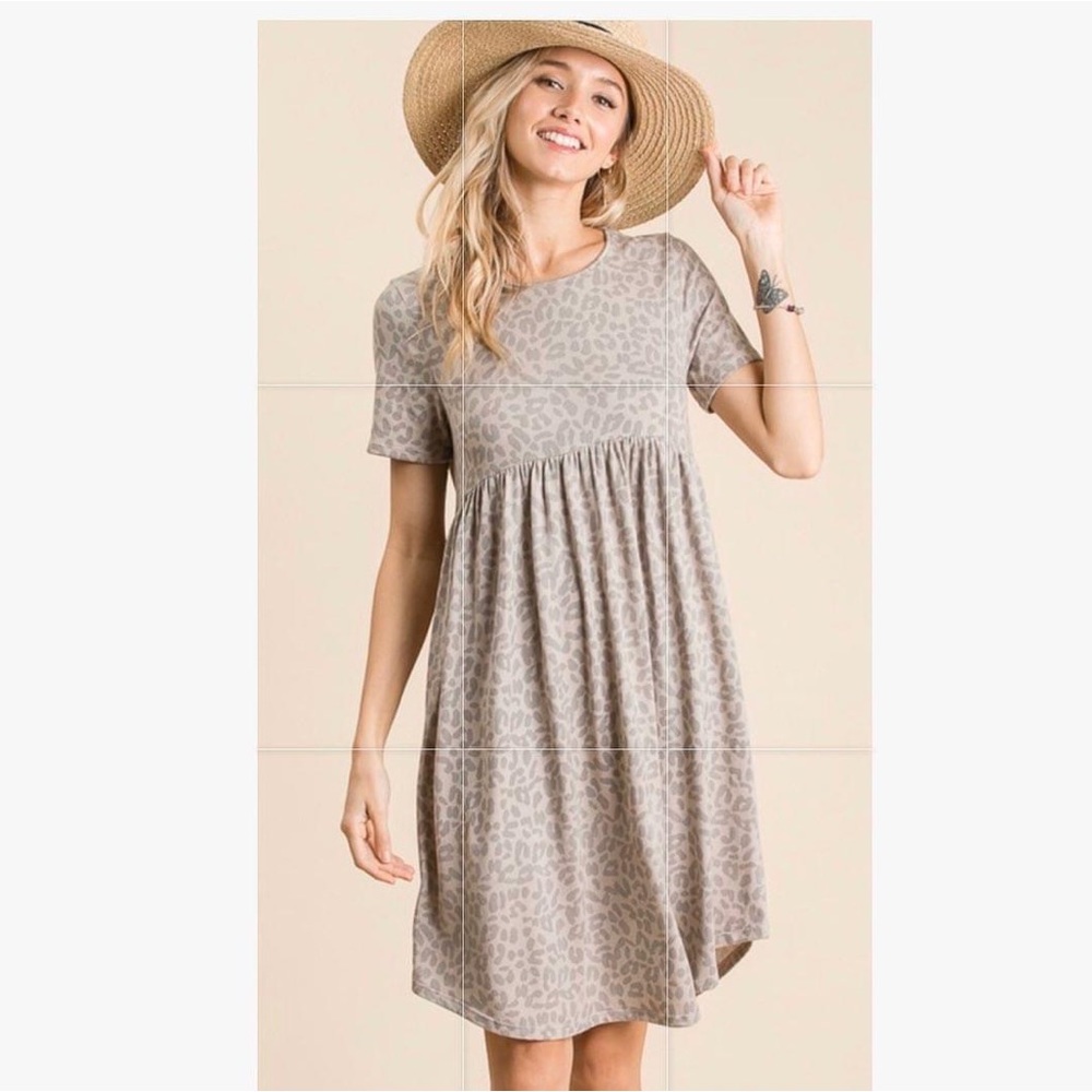 Leopard Dress- Boutique